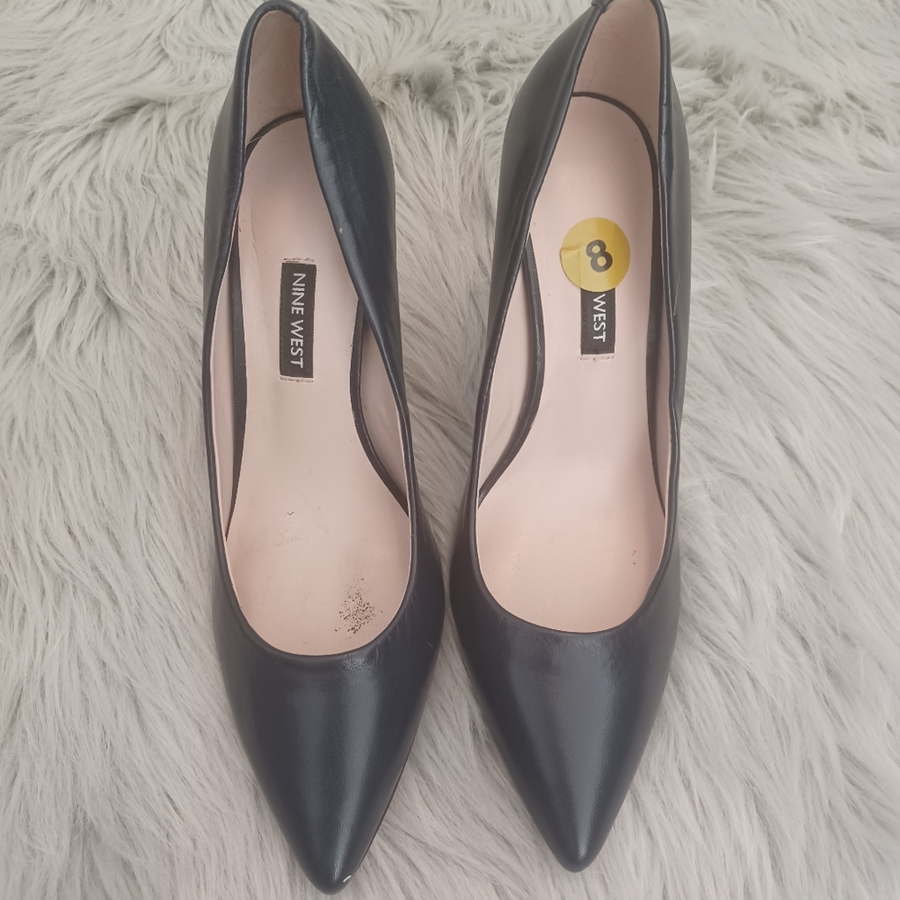 Nine West Blue High Heel Shoes Size 7.5 - Picture 2 of 9
